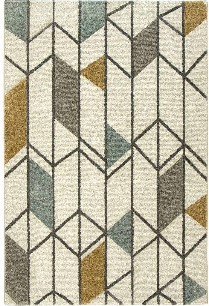 160x230 cm Modern Vegas Szőnyeg Rombusz Nappaliba