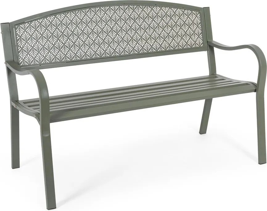 Khaki fém kerti pad Lizette – Bizzotto