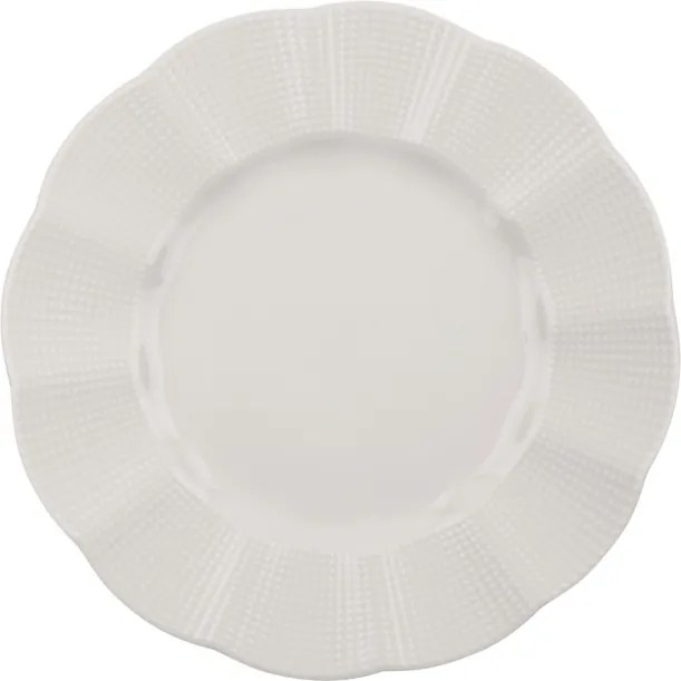 24 részes porcelán étkészlet krém