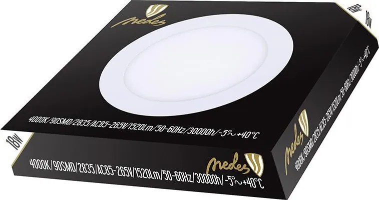 LED panel 18W / PR / SMD / 4000K / WH - LPL124