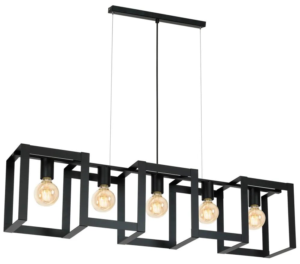 Csillár zsinóron KARTEL 5xE27/60W/230V