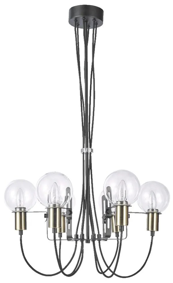 Prezent ABRAZO 64400 Csillár 6x40W/E14 IP20