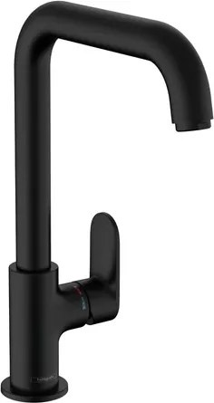 Hansgrohe Vernis Blend mosogató csaptelep forgó karral matt fekete 71857670