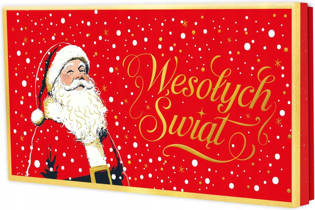 Ajándékdoboz karácsonyra kis ajándékok édességek utalvány pénz