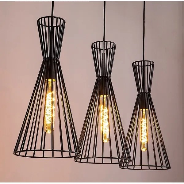 Rabalux 72006 - LEANDROS 3xE27/60W/230V függeszték kábellel