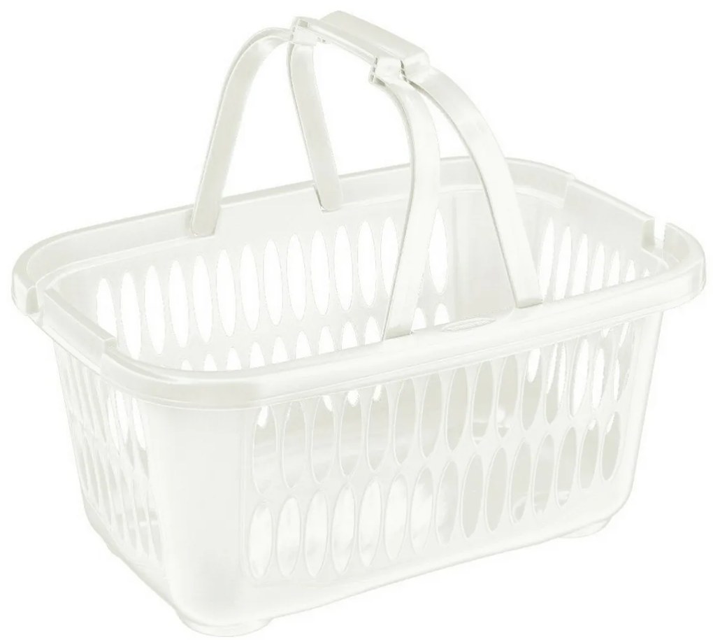 Tontarelli COVER LINE tiszta ruháknak szánt kosárfogantyúval  19,4 l, fehér