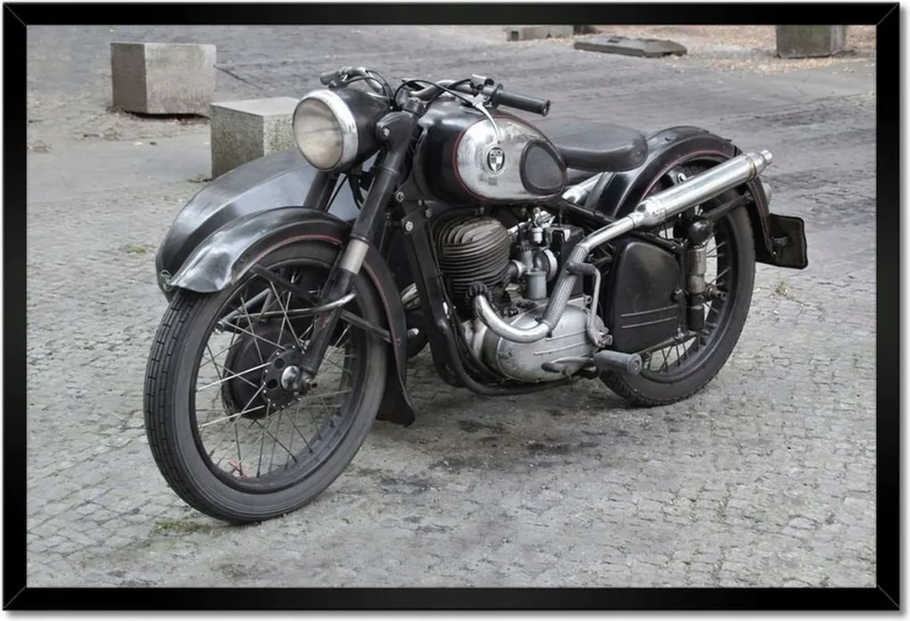 Poszterek keretben 60x40 Klasszikus motorkerékpár Motor