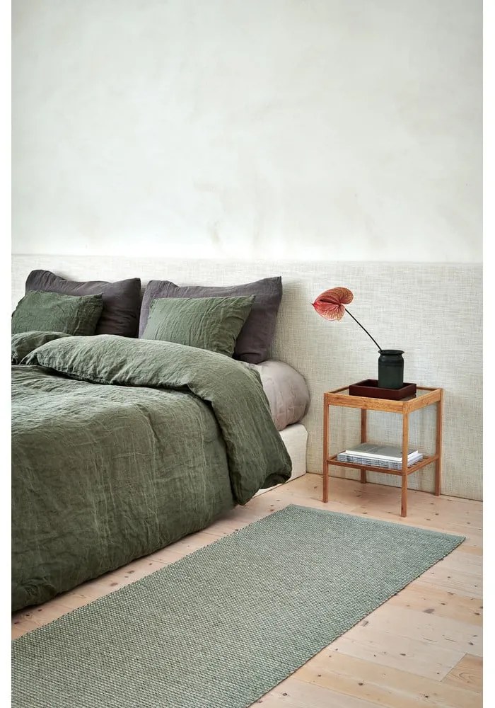 Világoszöld kültéri-beltéri futószőnyeg 70x240 cm Emm Sage – Pappelina