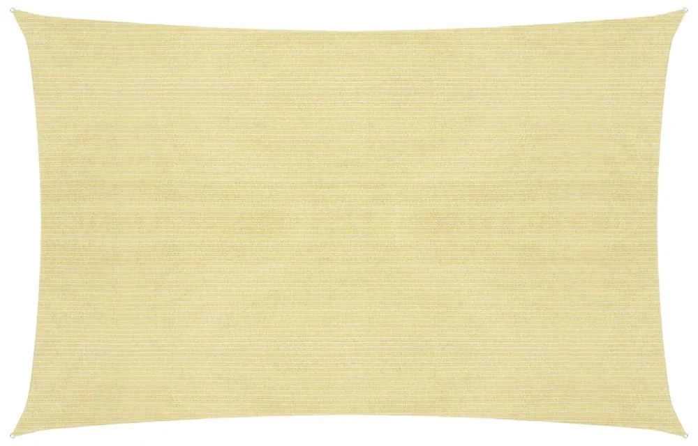 bézs HDPE napvitorla 160 g/m² 2,5 x 3 m