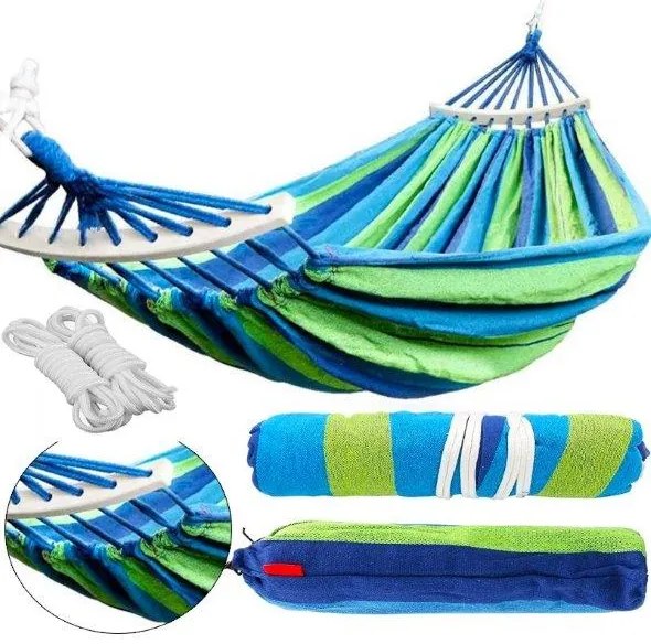 Kék HAMAK függőágy 2 személyre 220x150 cm