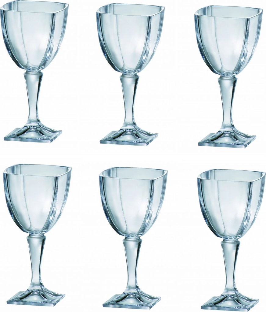 Bohemia Arezzo Borospohár Készlet 6 db-os, 6 x 300ml