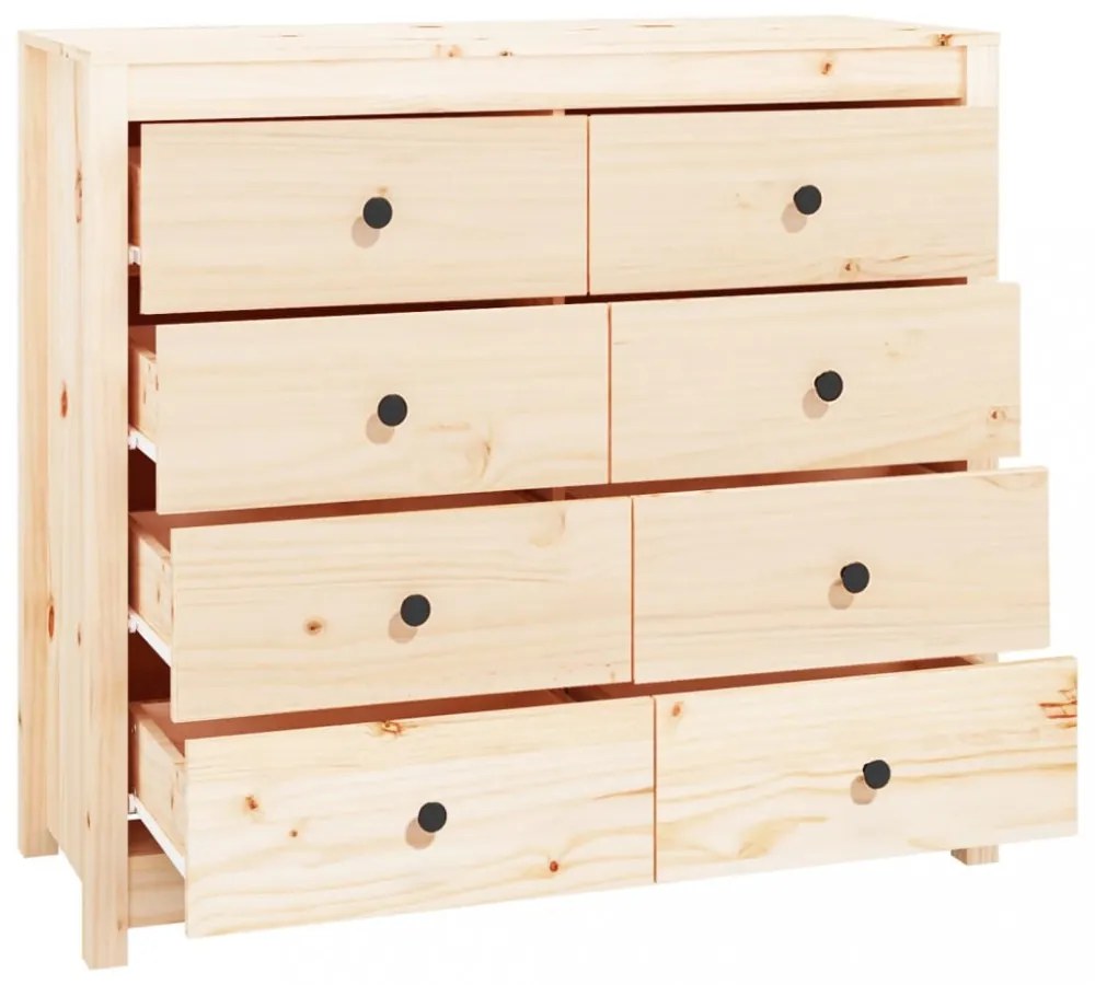 tömör fenyőfa kisszekrény 100 x 40 x 90 cm