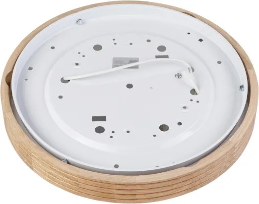 Brilagi - LED mennyezeti lámpa CARVALHO MODERN SLIM 2xE27/60W/230V, átmérő 37,5 cm, tölgy