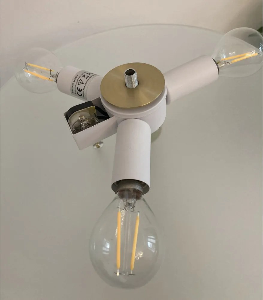 Asztali Lámpa Arany ARTDECO STEP INTO DESIGN MT8872-WHITE