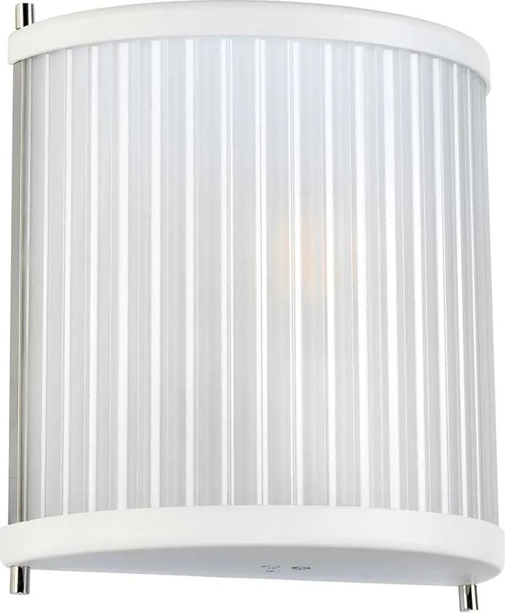 Elstead modern fali lámpa corona fehér nikkel elsdl-corona1-wpn
