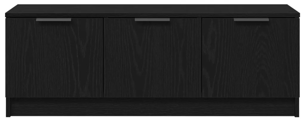 TV Szekrény Fekete Tölgy 102x35x36,5 cm Műgyanta