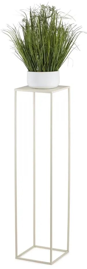 Virágállvány 100x24 cm krémes