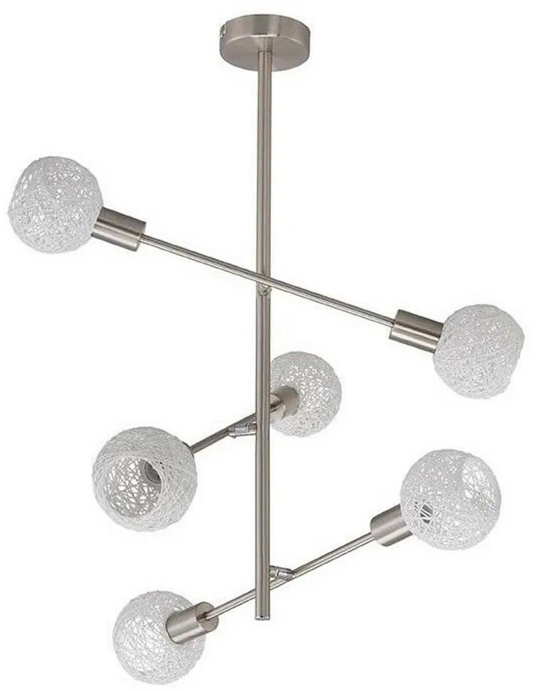 Briloner 2815-066 - Csillár rúdon 6xE14/5,5W/230V