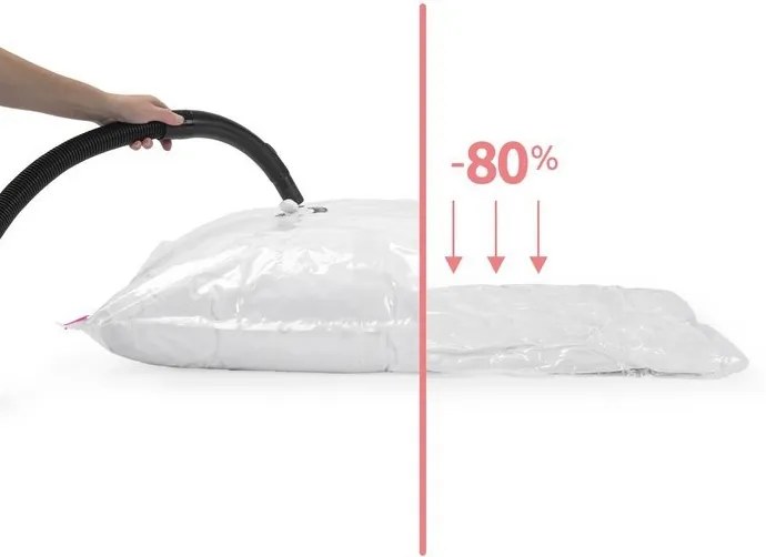 Tárolótáska készlet Compactor Bag 80 x 100 cm, 2 db, átlátszó