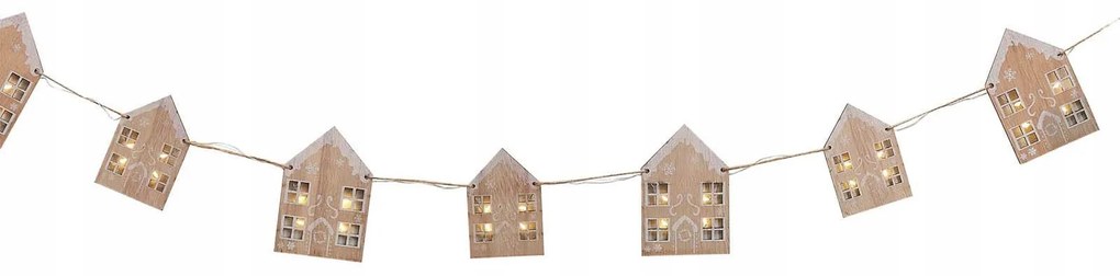 Karácsonyi LED fényfüzér WINTER VILLAGE, 2 m
