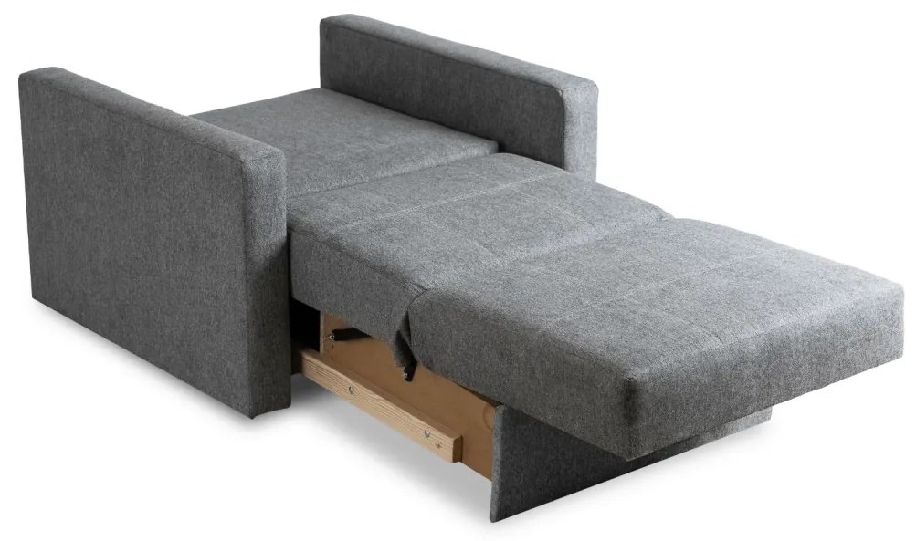 Ágyazható Fotel Szürke Színben. MILAN 1