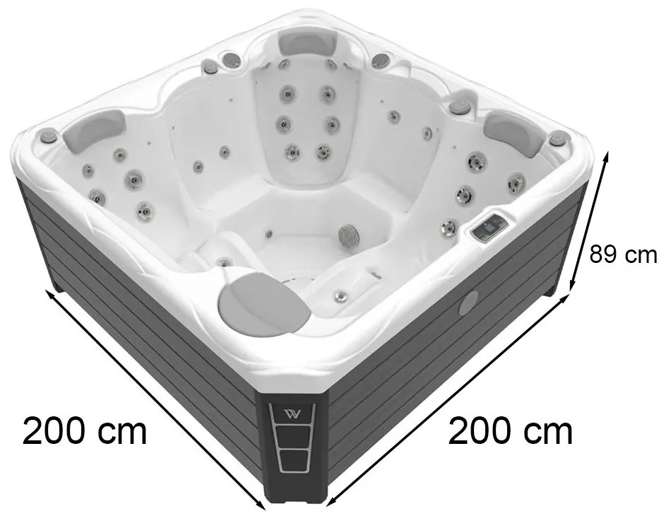 Budapest CityLife Deluxe jakuzzi Ice white