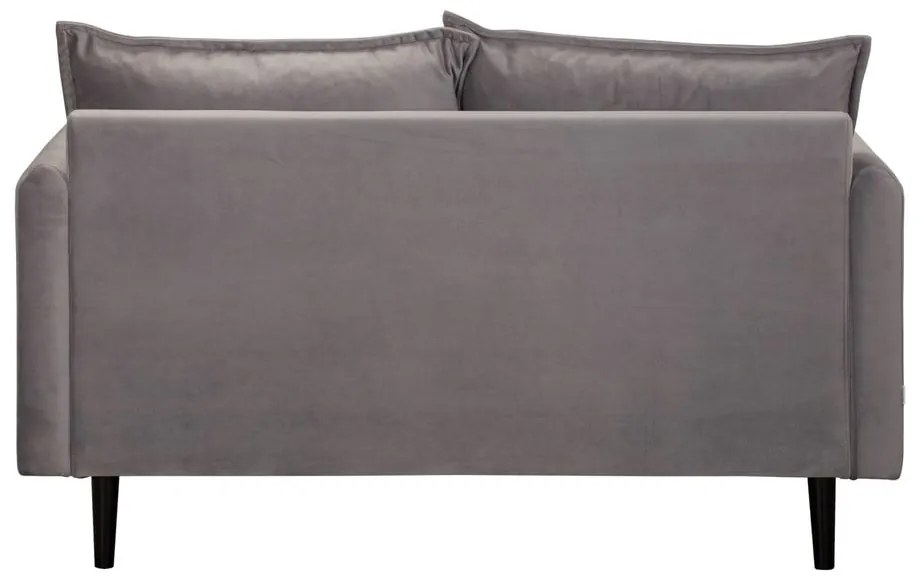 Szürke bársony kanapé 138 cm Juli – Ropez