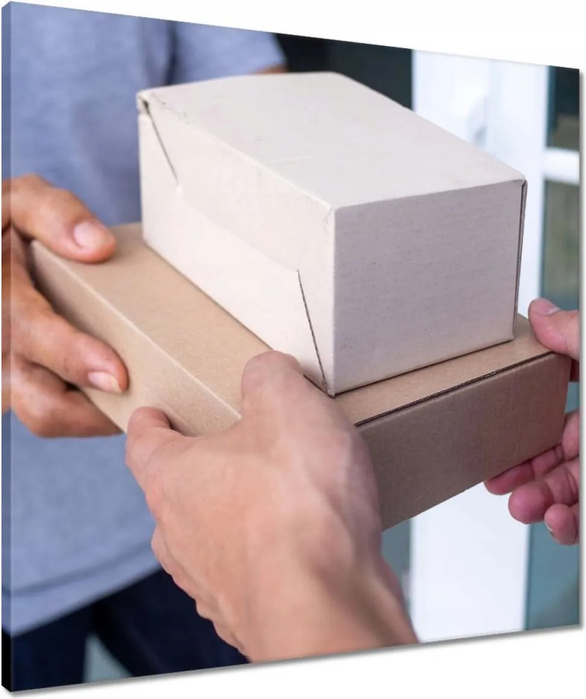 Vászonkép 60x60 Csomagszállítás