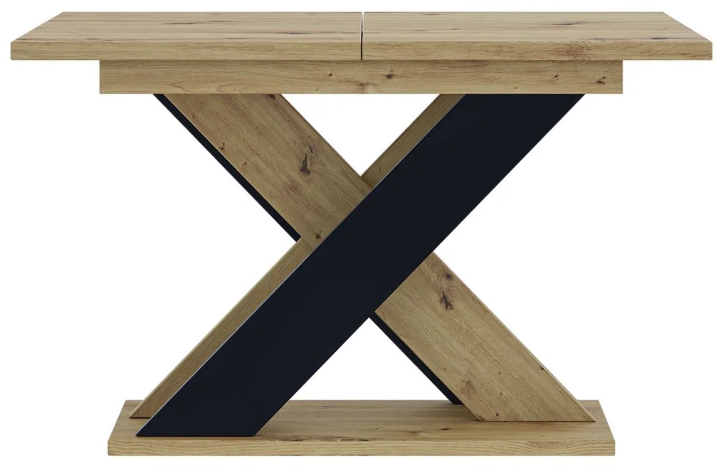 Étkezőasztal Xalin (artisan + fekete) (4-6 fő részére). 1055280