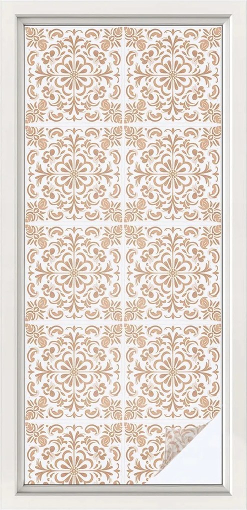 Öntapadós Ablakfólia Adatvédelem Klasszikus dísz 50x116