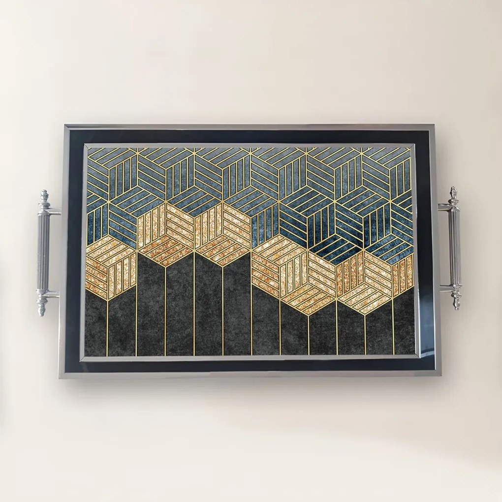 Üveg tálca, 38×24 cm – TPG9845