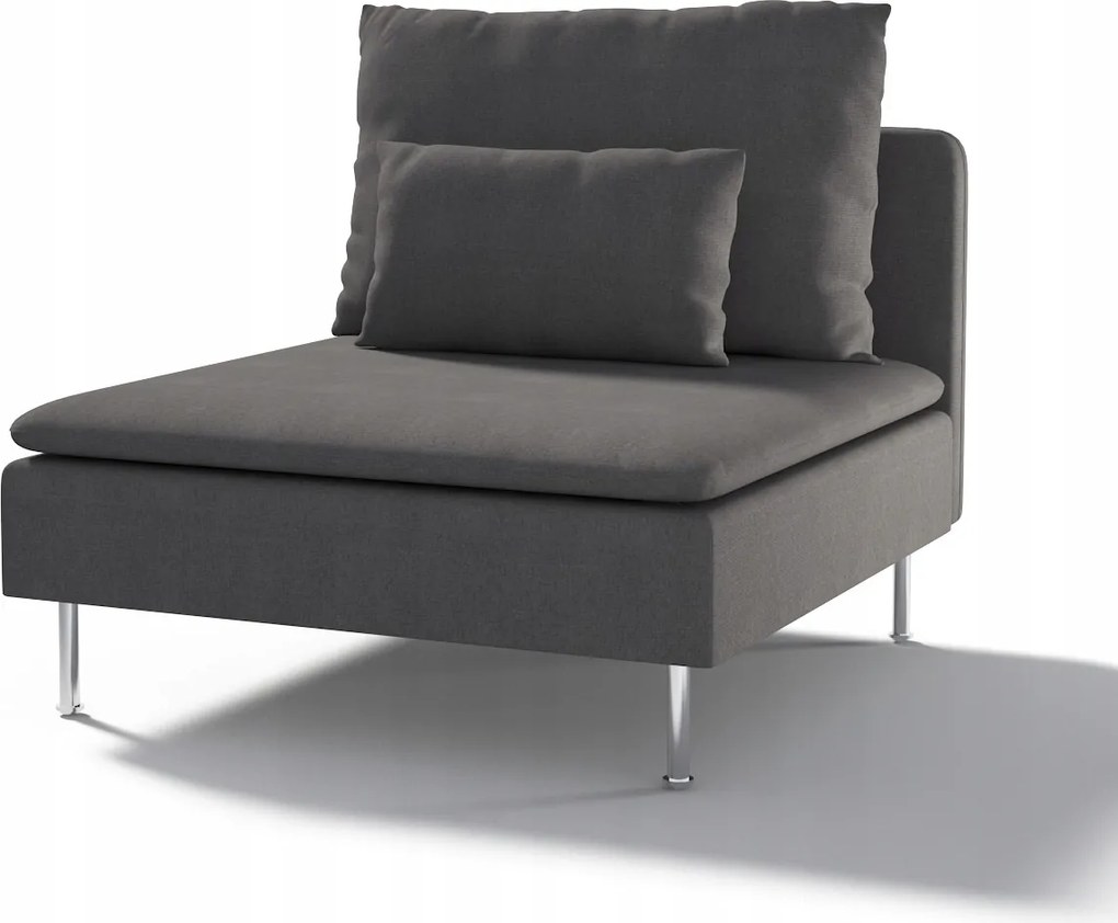 Dekoria Söderhamn 1 személyes Ikea tok, szürke