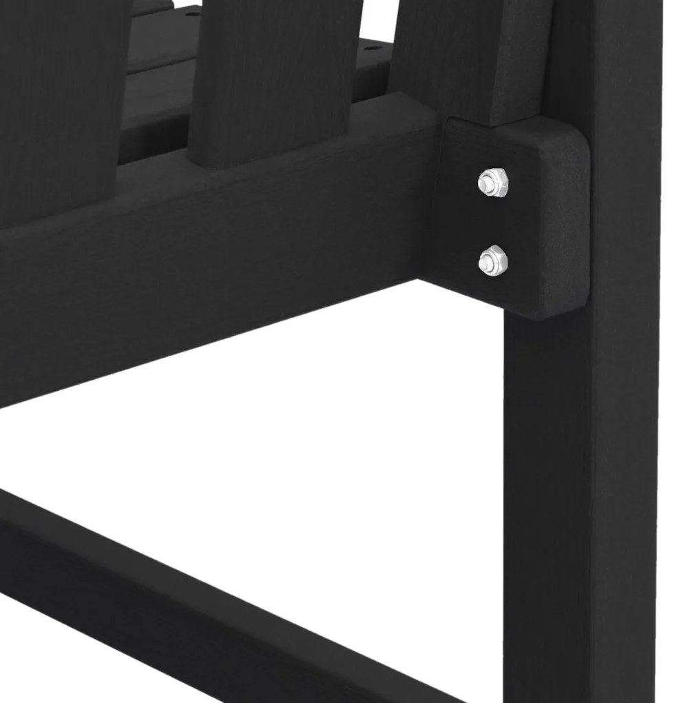 Kerti Pad Fekete 120 cm HDPE