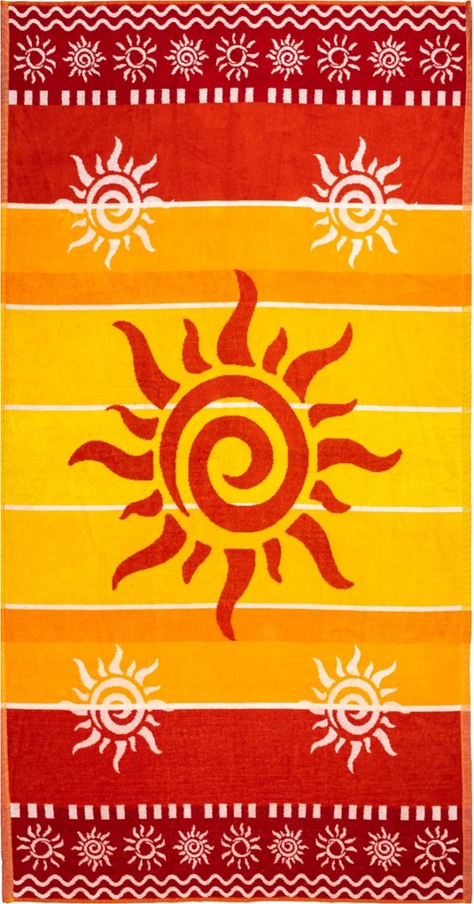 STROMBOLI Strandtörölköző narancs 165x90cm