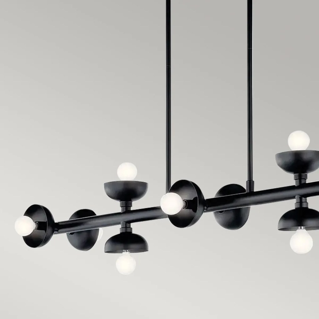 Kichler modern függeszték palta fekete elskl-palta-lp10-bk