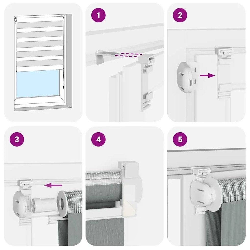 zebrafüggönnyel márványbézs szövetszélesség 40,9 cm poliészter