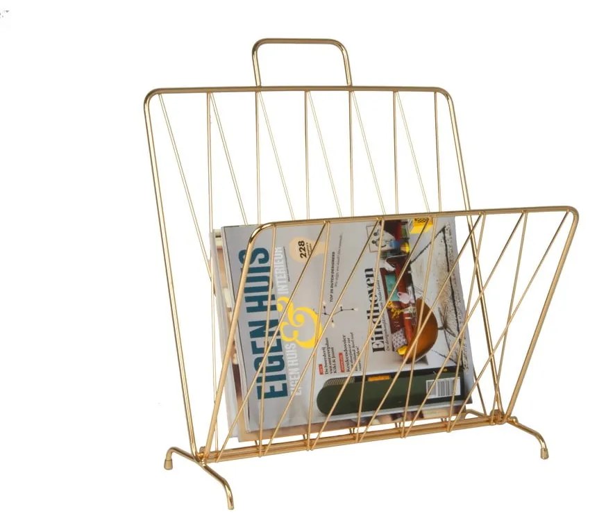 Diamond aranyszínű újságtartó állvány - Present Time