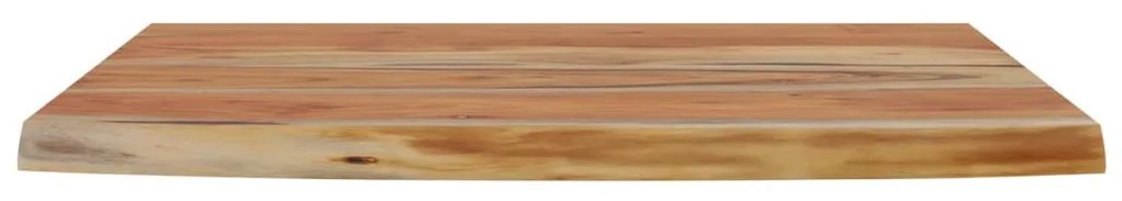 tömör akácfa téglalap alakú fali polc 50 x 30 x 2,5 cm