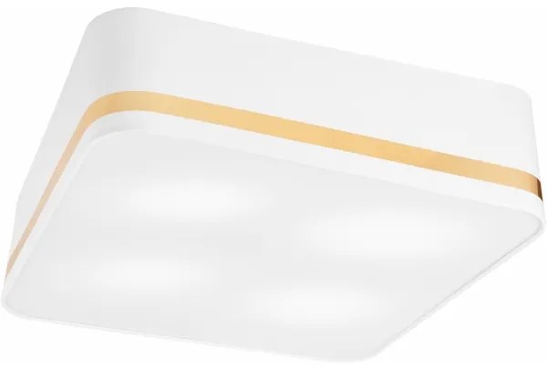 Mennyezeti lámpa SIRJA SQUARE 4xE27/60W/230V 45x45 cm fehér