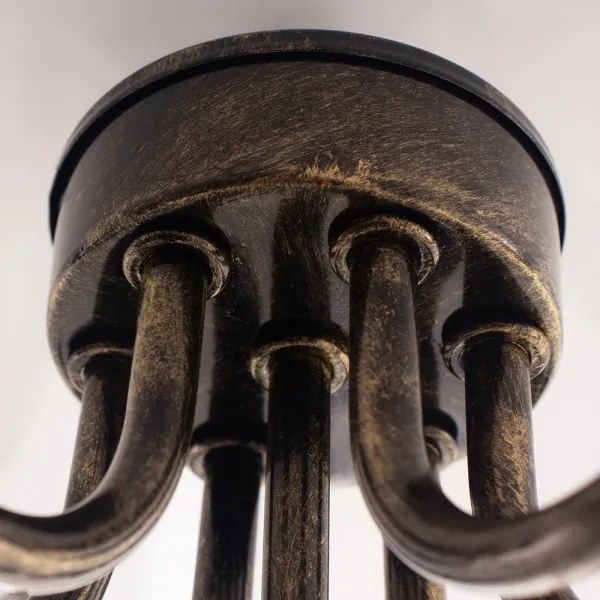 Brilagi - LED Csillár láncon STEFANO 6xE14/40W/230V fekete patina