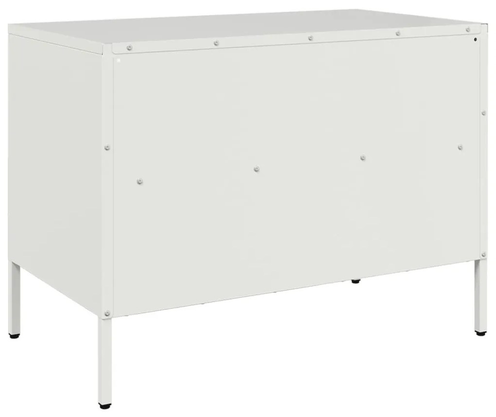 fehér acél TV-szekrény 68 x 39 x 50,5 cm