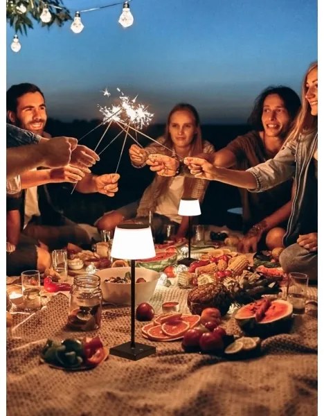 Immax 08492L - állítható fényerőjű kültéri napelemes LED lámpa 4W/5V IP44