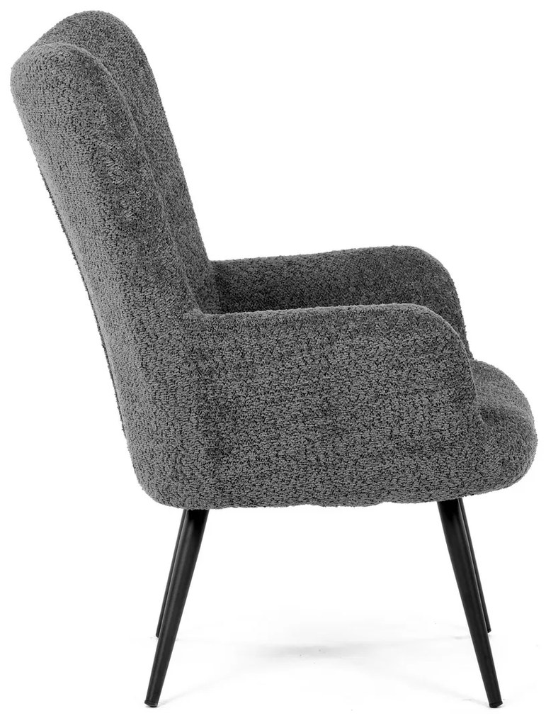 Fülkés fotel GREY2, szürke