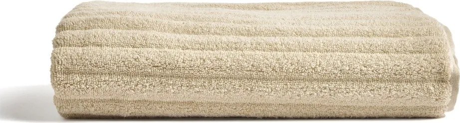 Bézs frottír pamut fürdőlepedő 70x140 cm Navira – Kave Home