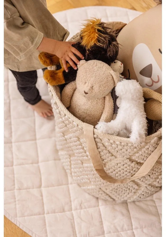 Tároló textil tárolókosár ø 45x45 cm Pearl L – Bonami Essentials