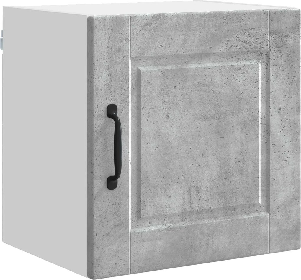 vidaXL Konyhaszekrény polcokkal Beton Szürke 40 x 31 x 40 cm Faanyag