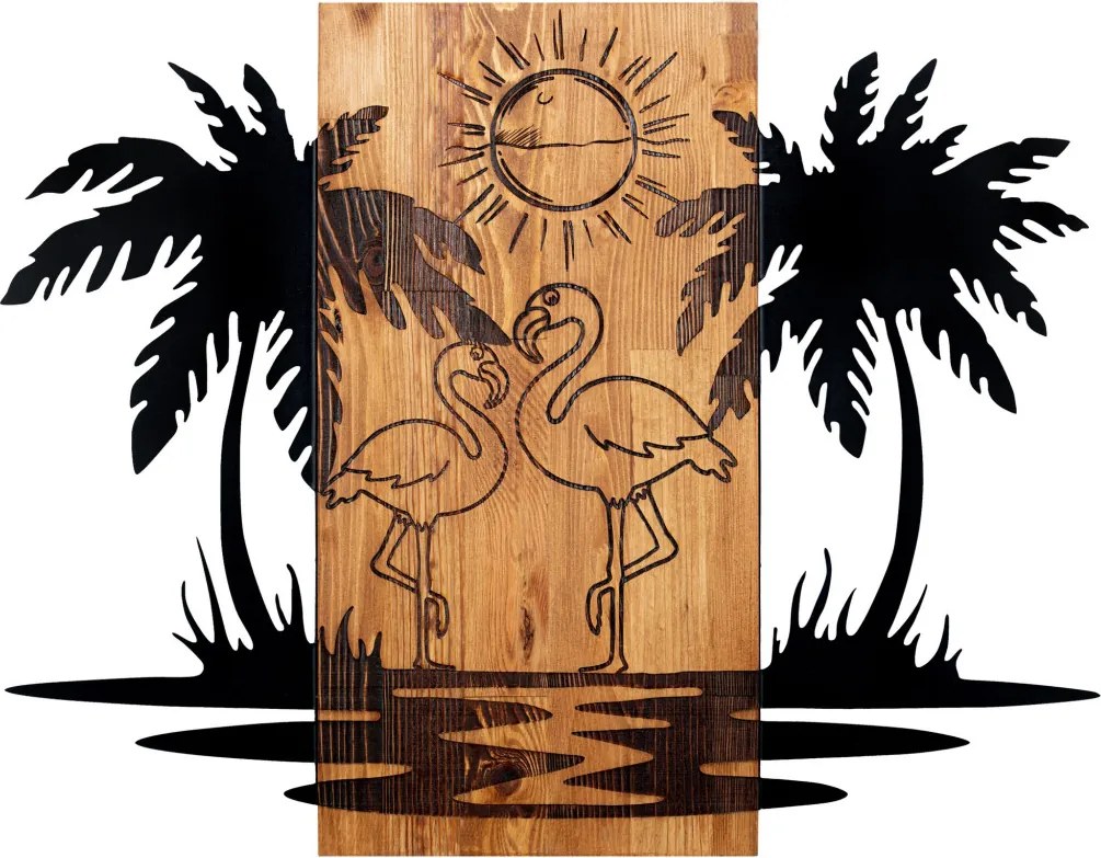Hawaii fém fali dekoráció, 74×57,5 cm – TR279ENZ1851