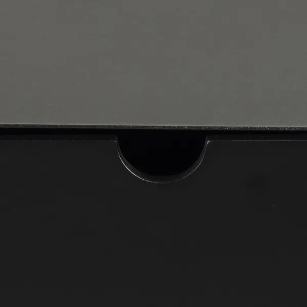 BEKIM fekete falra szerelhető éjjeliszekrény