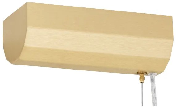 Argon 8627 - LED Csillár zsinóron HAMPTON LED/60W/230V 3000K 80 cm réz