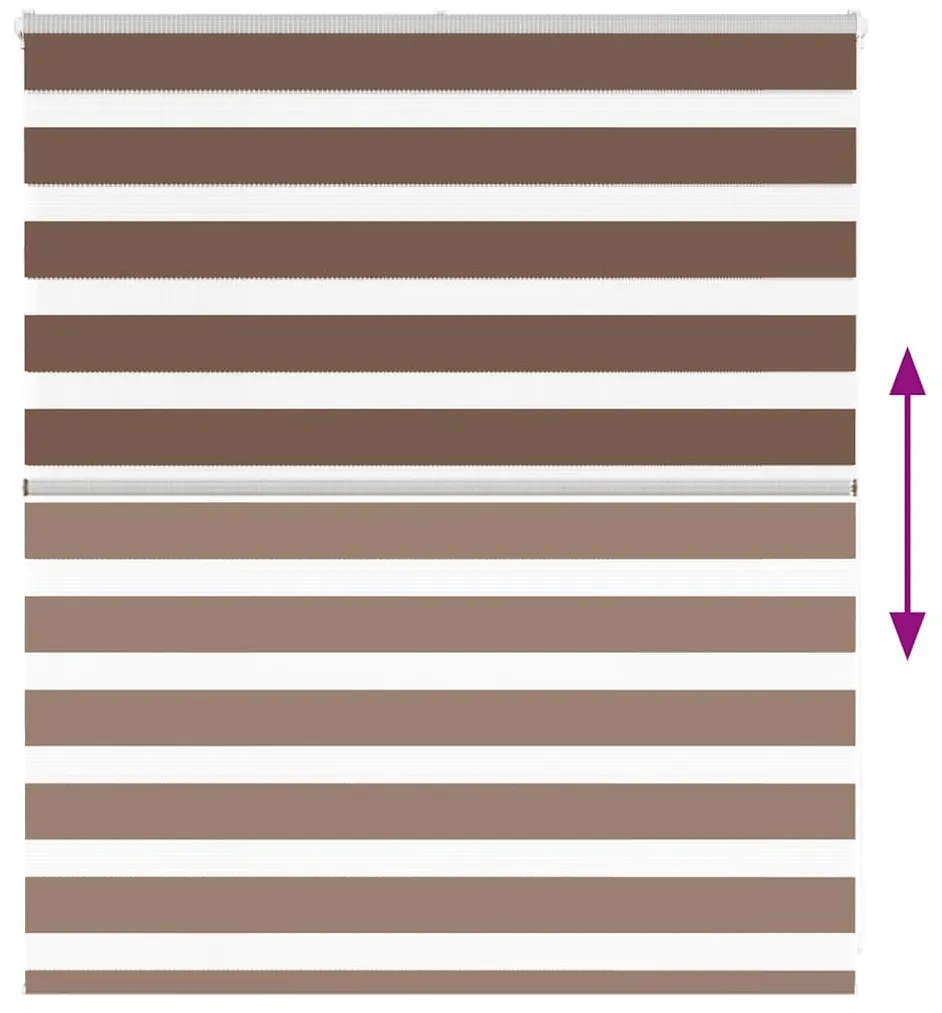 zebrafüggönnyel barna szövetszélesség 120,9 cm poliészter